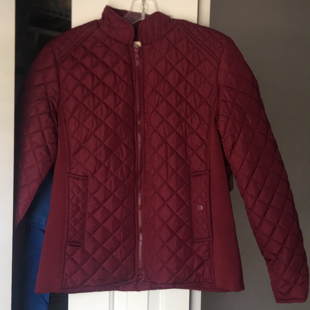 Maroon Puffer Jacket